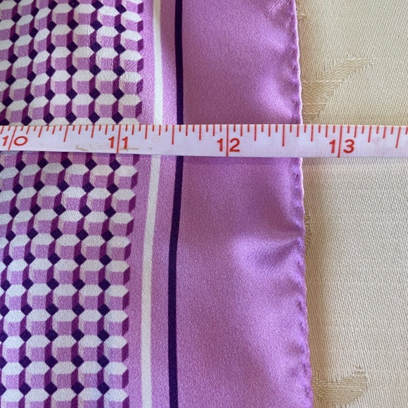 Hugo Boss Pink Pocket Square - Picture 3 of 5